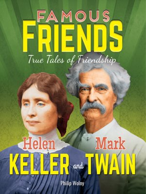 cover image of Helen Keller and Mark Twain